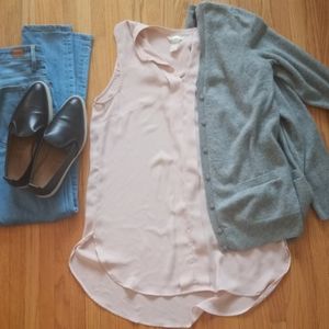 FINAL SALE H&M Pale Pink Shell Blouse